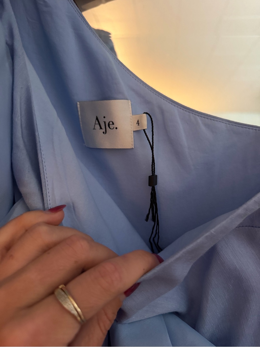 AJE 🥣 Adelia One-Shoulder Midi Dress 🫧 - Picture 10 of 10
